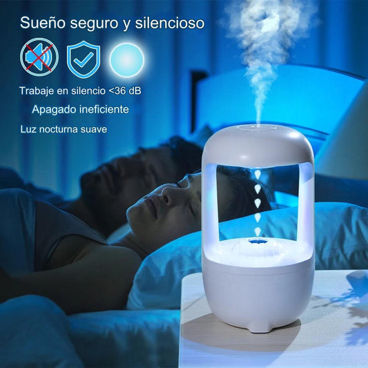 💧 Humidificador con efecto Anti-gravedad